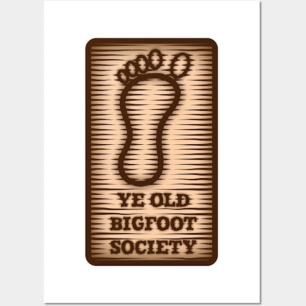 Ye Old Bigfoot Society Wall Art by CuriousCurios